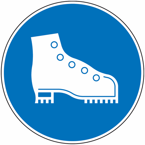 Panneau Port obligatoire de chaussures de sécurité