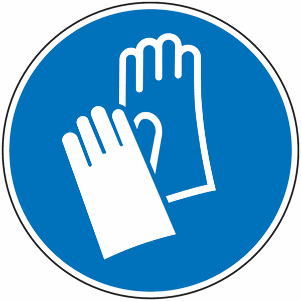 Panneau ou autocollant Port obligatoire des gants