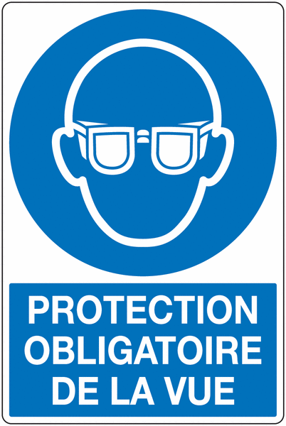 Panneau PVC Protection obligatoire de la vue