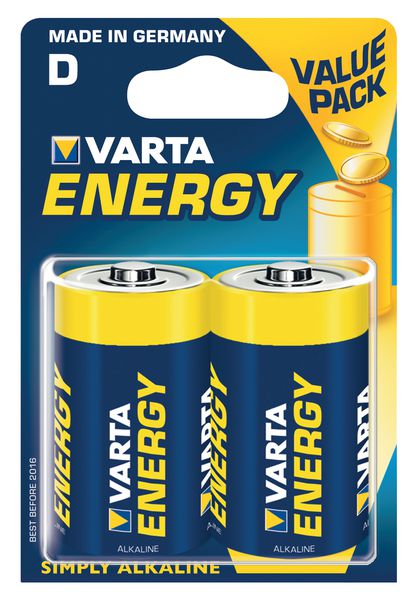 Piles alcaline à usage unique Varta Energy