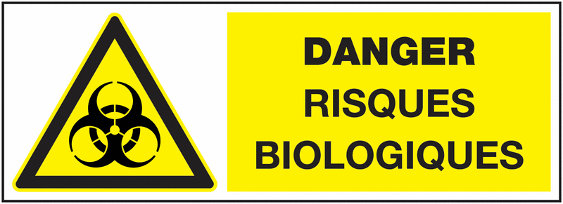 Panneau Ecopicto Danger risques biologiques