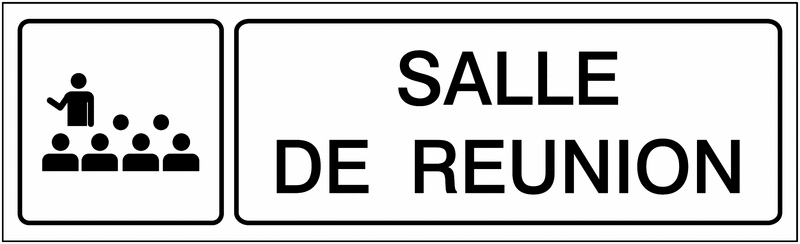 Plaque gravée Salle Réunion