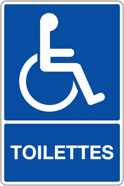 Panneau PVC Toilettes Handicapé