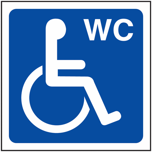 Pictogramme Handicapé WC