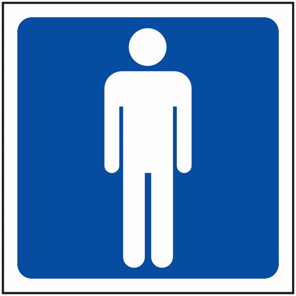 Pictogramme toilettes hommes