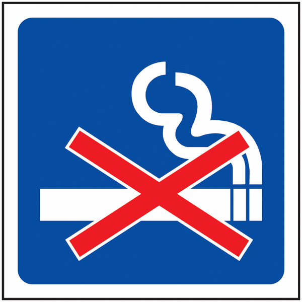 Pictogramme Défense de fumer