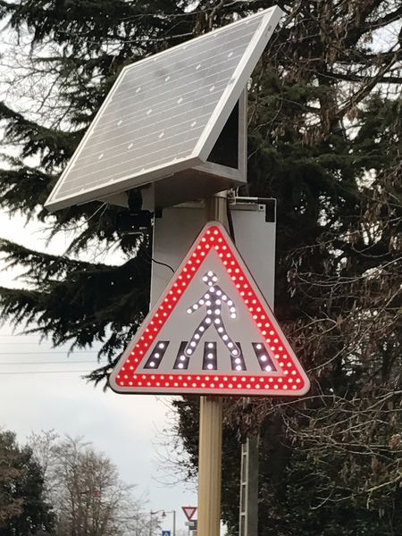 Panneaux signalisation renforcée à LED