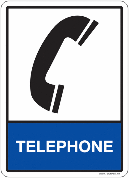 Plaque Téléphone