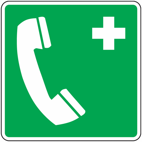 Panneau Téléphone d'urgence