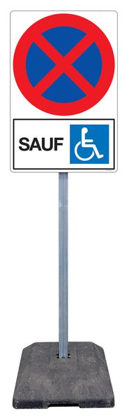 Kit de signalisation temporaire Stationnement handicapé