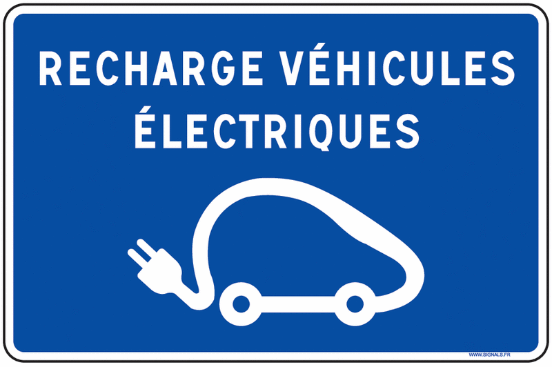 Panneau Alu/PVC/Alu recharge véhicule électrique paysage