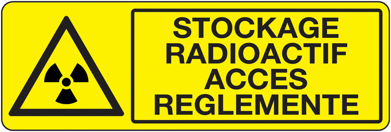 Panneau PVC Stockage radioactif