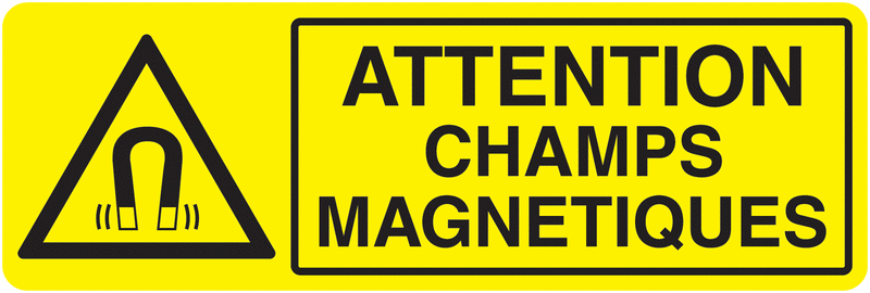Panneau Champs magnétiques Picto + texte