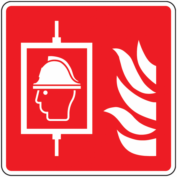 Panneau ISO Ascenseur sapeurs-pompiers