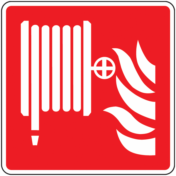 Panneau Alu/PVC/Alu Rétro Robinet d'Incendie Armé