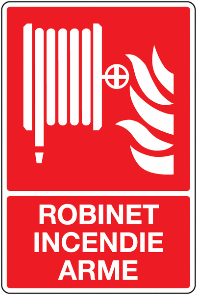 Panneau PVC Robinet d'Incendie Armé (RIA)