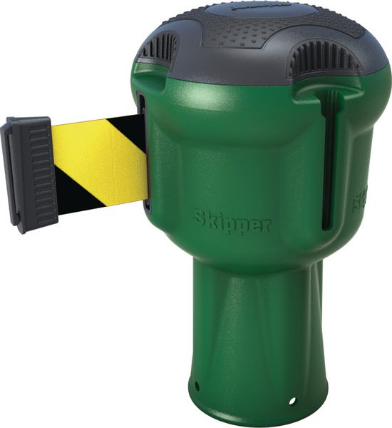 Enrouleur vert sangle 9 m pour poteau Skipper™ ou cône