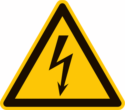Warnschild Elektro