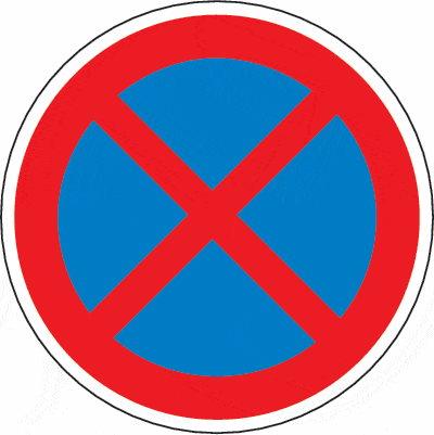 Verkehrszeichen Haltverbot StVO Österreich