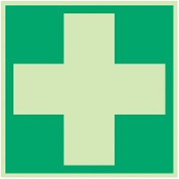 Erste Hilfe - Rettungszeichen-Symbolschilder, ÖNORM Z1000