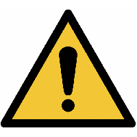 Allgemeines Warnzeichen – Warnschilder, EN ISO 7010