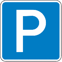 Parkplatz - Verkehrszeichen für Österreich, StVO