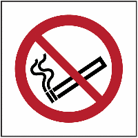 Rauchen verboten - Hinweisschilder Public, Symbole