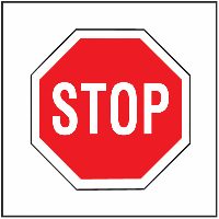 STOP - Hinweisschilder Public, Symbole