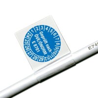 Geprüft nach ÖVE/ÖNORM E 8701 - ÖNORM Kabelprüfplaketten aus Vinylfolie