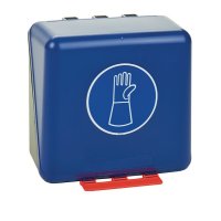 Handschutz mit Stulpen benutzen - Aufbewahrungsboxen für Schutzausrüstung