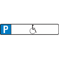 Behindertenparkplatz – Parkplatzreservierungsschilder