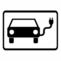 Zusatz-Schilder "Elektrisch betriebene Fahrzeuge" - Verkehrszeichen-Nr. 1010-66