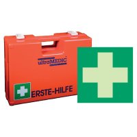 Erste-Hilfe-Koffer Basic Set mit Schild, ÖNORM Z1020 Typ 2
