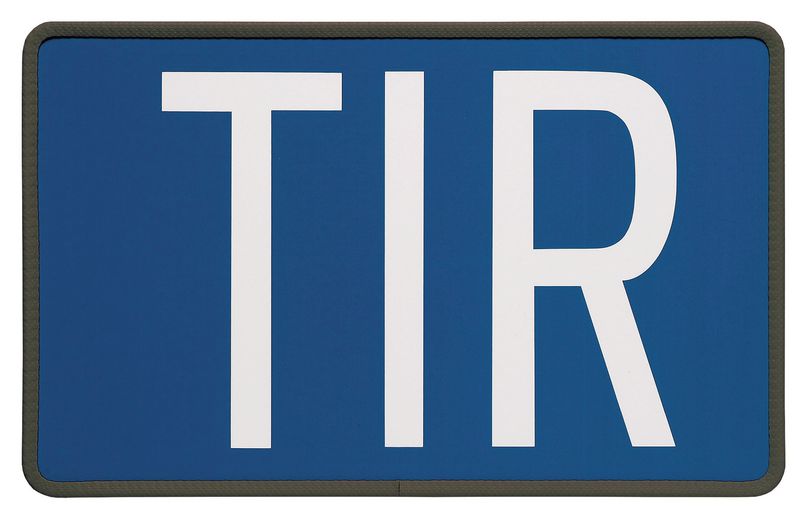 TIR-Schilder - LKW-Warntafeln
