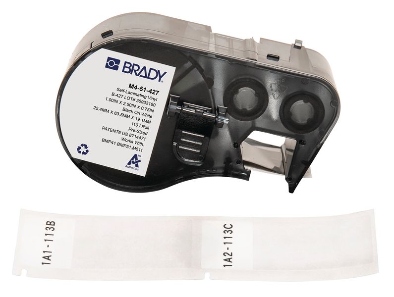 Brady selbstlaminierende Vinyletiketten für BMP41, BMP51, M511, vorgestanzt
