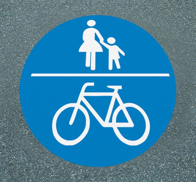 Gemeinsamer Geh- und Radweg - PREMARK Straßenmarkierungen, Verkehrszeichen