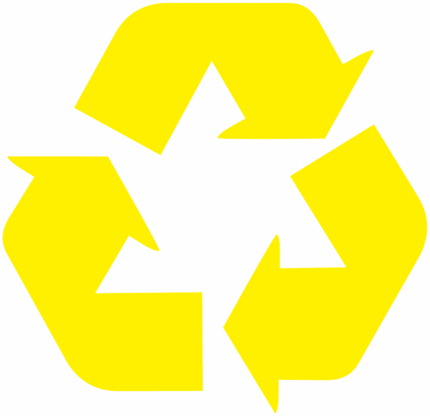 Symbol-Schilder "Recycling Symbol"