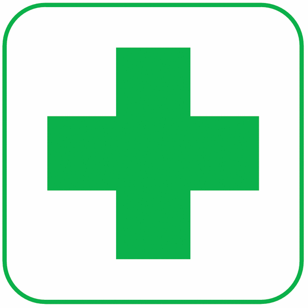 Symbol-Schilder "Erste Hilfe"