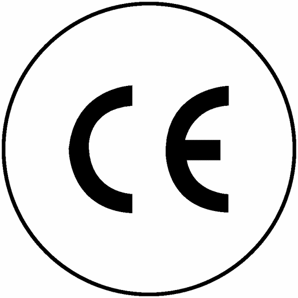 CE-Etiketten, rund