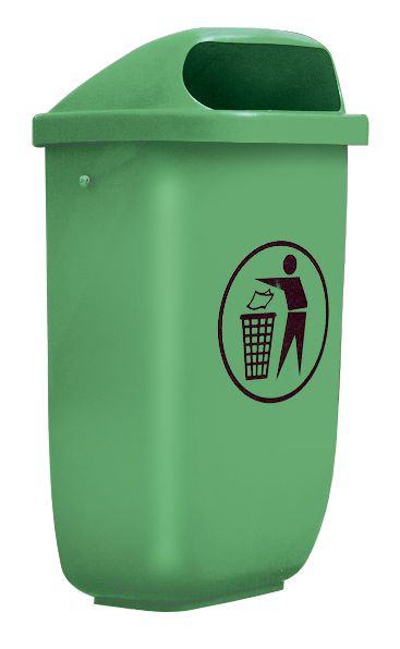 Außen-Abfallbehälter aus Kunststoff