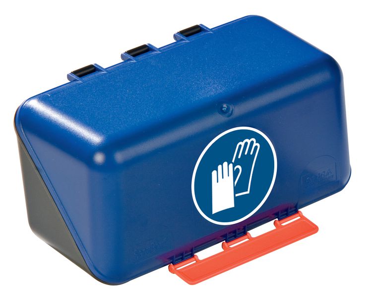 Handschutz benutzen - Aufbewahrungsboxen für Schutzausrüstung