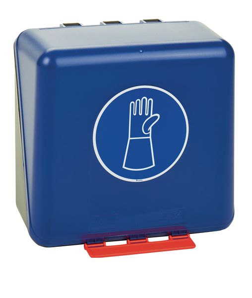 Handschutz mit Stulpen benutzen - Aufbewahrungsboxen für Schutzausrüstung