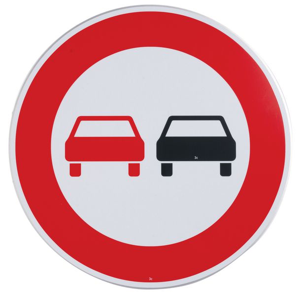 Überholverbot für Kfz aller Art - Verkehrszeichen für Deutschland, StVO, DIN 67520