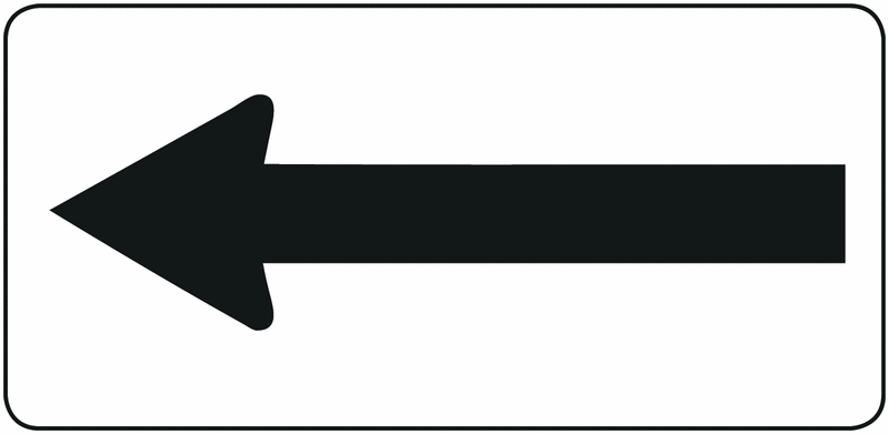 Richtungspfeil - Verkehrszeichen für Österreich, StVO