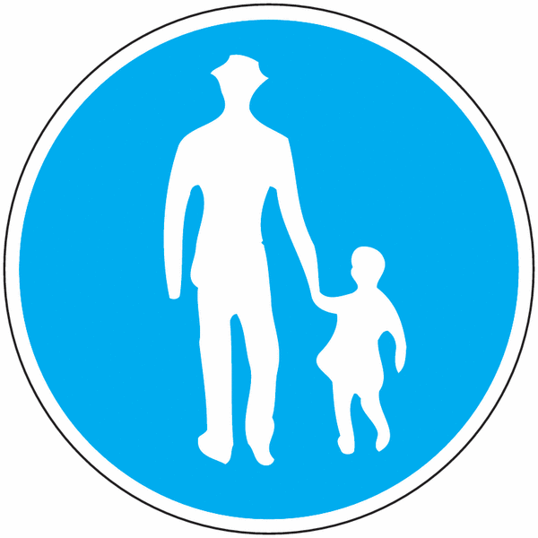 Gehweg - Verkehrszeichen für Österreich, StVO