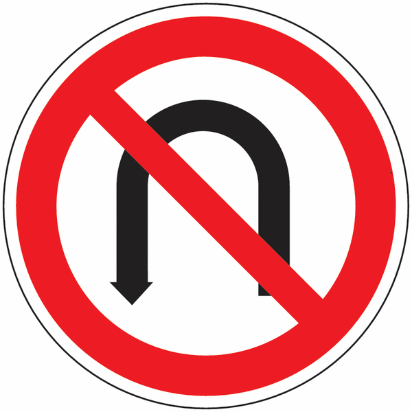 Umkehren verboten - Verkehrszeichen für Österreich, StVO