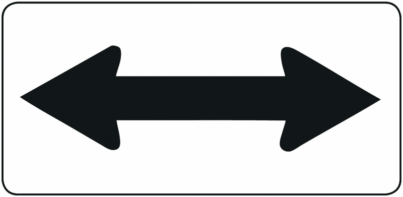 Richtungspfeil - Verkehrszeichen für Österreich, StVO