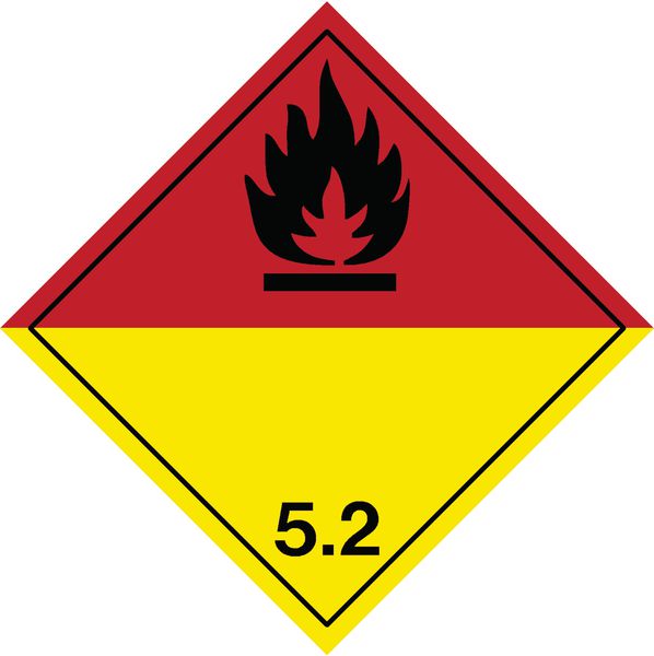 Organische Peroxide 5.2 - Kennzeichnung für den Transport gefährlicher Güter, GGBefG, ADR, ADN, IATA