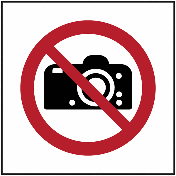 Hinweisschilder Public, Symbol "Fotografierverbot"