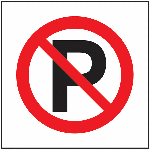 Hinweisschilder Public, Symbol "Parken verboten"